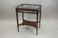 Lot 236 - An Edwardian satinwood and chequer strung...