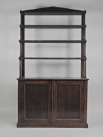 Lot 280 - A William IV rosewood waterfall cabinet...