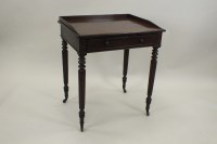 Lot 290 - A Regency mahogany writing table, early 19th...