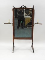 Lot 302 - A George III mahogany and boxwood strung...