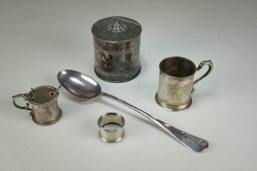 Lot 39 - A Victorian silver Christening mug, London...