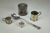 Lot 39 - A Victorian silver Christening mug, London...