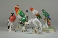 Lot 55 - A collection of Continental porcelain figures,...