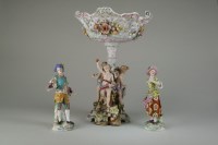Lot 59 - A late 19th century Continental porcelain...