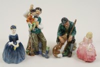 Lot 90 - Four Royal Doulton figures, 'The Master'...