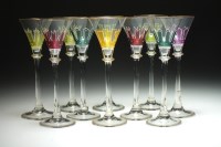 Lot 100 - An Art Nouveau harlequin set of early 20th...