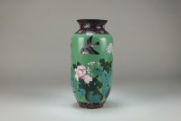 Lot 115 - A Japanese cloisonne vase Meiji period Of...