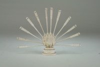 Lot 135 - An Indian ivory toothpick holder 19th Century...