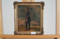 Lot 183 - British school, mid 19th century, Army officer...