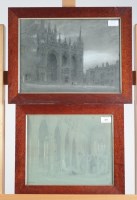 Lot 205 - Albert Goodwin (1845-1932), a pair of drawings...