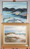 Lot 232 - Kai Jensen, Dunes by the sea, signed lower...