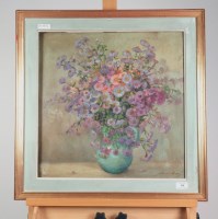 Lot 239 - Andre Robert (20th century), Still life with...