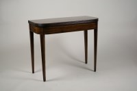 Lot 313 - A Regency mahogany and boxwood and ebony...