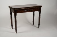 Lot 337 - An early Victorian mahogany tea table, the...