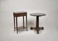 Lot 361 - A mahogany tripod table William IV and later,...