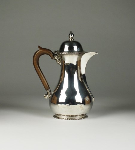Lot 28 - A silver hot water jug, Robinson & Co, London...