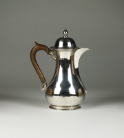 Lot 28 - A silver hot water jug, Robinson & Co, London...