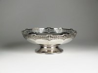 Lot 56 - A circular pedestal silver bowl, Mappin & Webb,...