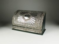 Lot 73 - An Edwardian silver mounted letter/envelope...