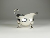 Lot 94 - A silver sauce boat, H Pidduck & Sons, London...