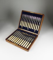 Lot 106 - A cased set of twenty-four Edwardian silver...