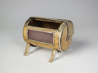 Lot 109 - A shagreen mounted table vesta case, modelled...