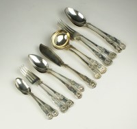 Lot 135 - A Harlequin part set of Kings pattern flatware,...