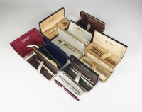 Lot 163 - A collection of fourteen Sheaffer fountain...