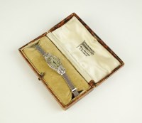Lot 266 - A Lady's 18ct white gold diamond set cocktail...