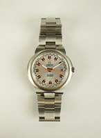 Lot 287 - A Gentleman's stainless steel Omega Geneve...