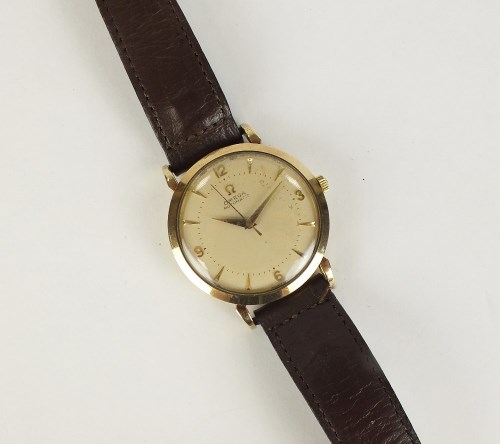 Lot 291 - A Gentleman's 9ct gold Omega Automatic...