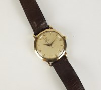 Lot 291 - A Gentleman's 9ct gold Omega Automatic...