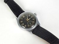 Lot 294 - A Gentleman's stainless steel Timor military...