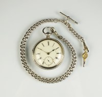 Lot 296 - A late 19th century silver cased open face...