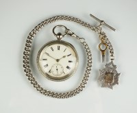 Lot 297 - A late 19th century silver cased open face...