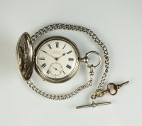 Lot 299 - A late 19th century sliver cased full hunter...