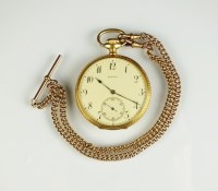 Lot 307 - A Gentleman's Zenith open face dress watch,...