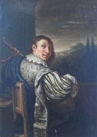 Lot 316 - Dutch School, late 18th Century, A Seated...