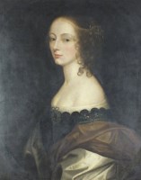 Lot 329 - British school, late 17th century, Portrait of...