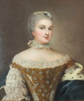 Lot 336 - Continental school 19th century, Portrait of a...