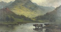 Lot 381 - Alfred Fontville de Breanski (1877-1957), Llyn...