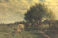 Lot 392 - William Mark Fisher RA (1841-1923), Cattle...
