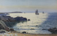 Lot 403 - John McDougal (1851-1945), Fishing boats off...