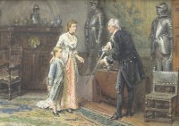 Lot 431 - George Goodwin Kilburne RI RBA (1839-1924),...