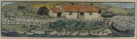 Lot 443 - After Jack Butler Yates, Cottages and farm...