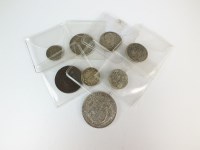 Lot 509 - A collection of British silver and copper...