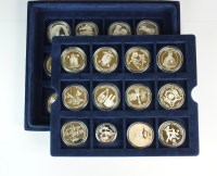 Lot 517 - A collection of twenty-four proof sterling...