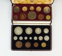Lot 518 - A George VI 1937 Coronation specimen coin set,...