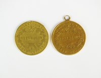 Lot 530 - Two Australian Victoria sovereigns, dated 1867...
