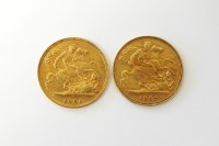 Lot 534 - A Victoria Old head half sovereign, dated 1900,...